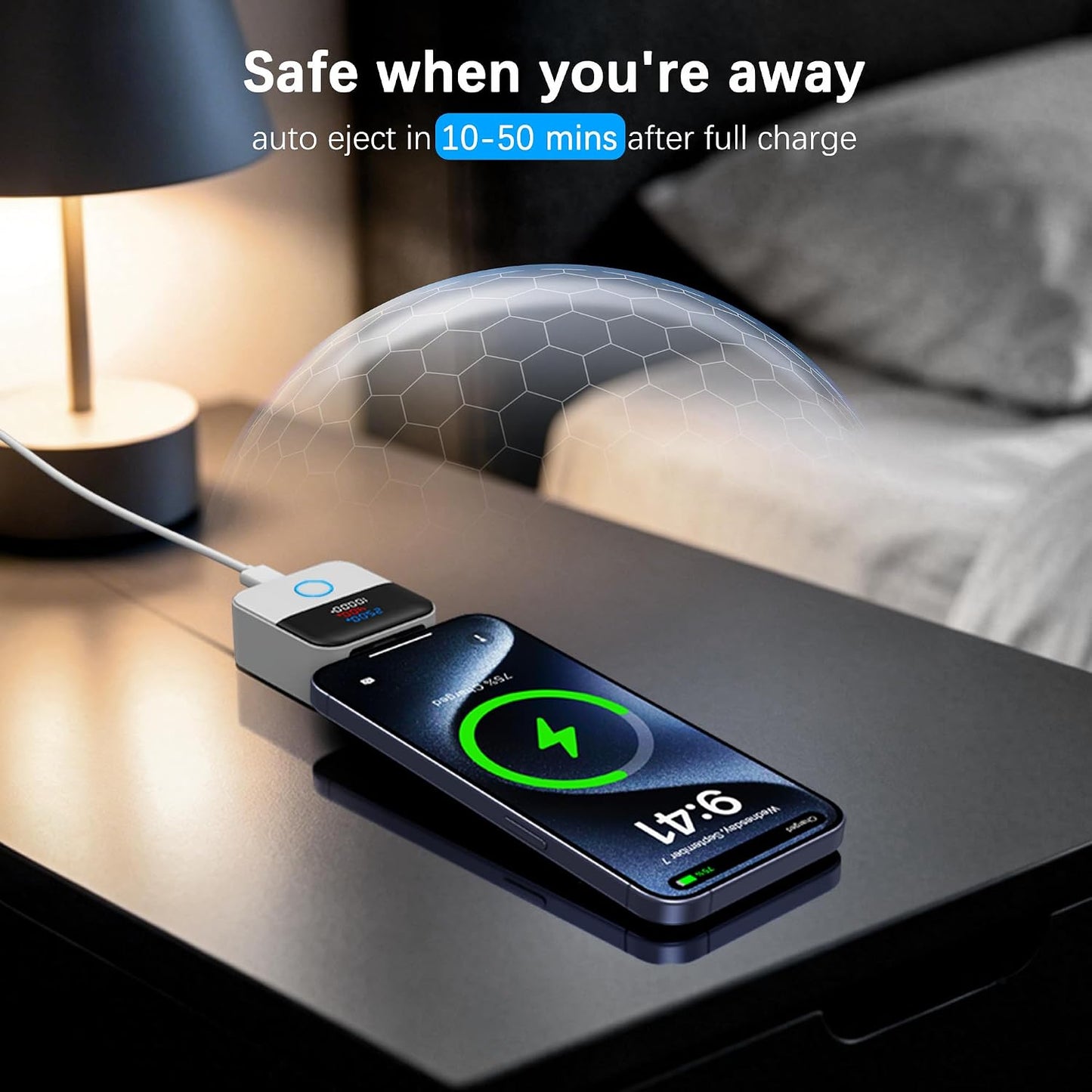 Auto Disconnect Charger Protector 140W ⚡ | AI Smart Full Charge Cut-Off | Battery Protection 🔋