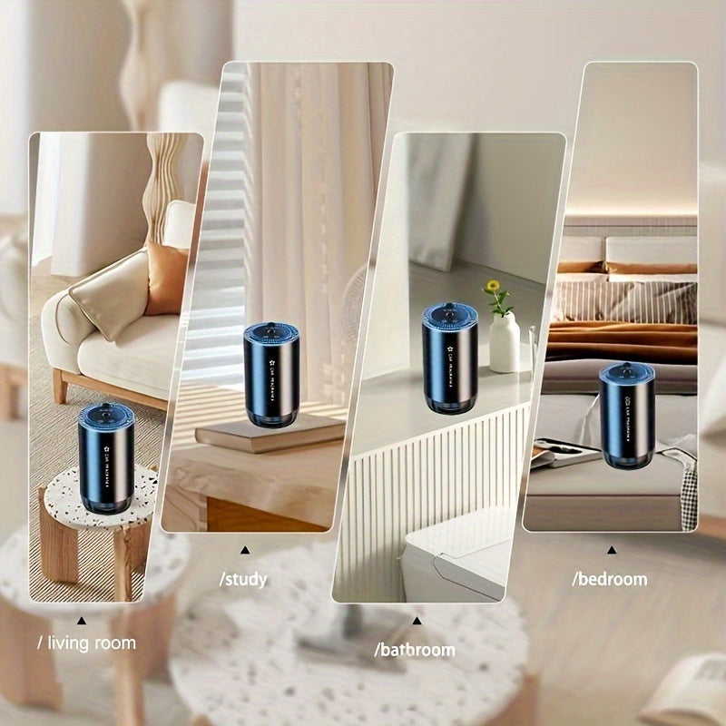 🚗 Smart Car Fragrance Diffuser with LED Light – Automatic Car Perfume & Oil Aroma Diffuser | Luxury Scent, Silent, Refillable