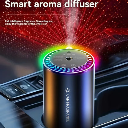 🚗 Smart Car Fragrance Diffuser with LED Light – Automatic Car Perfume & Oil Aroma Diffuser | Luxury Scent, Silent, Refillable