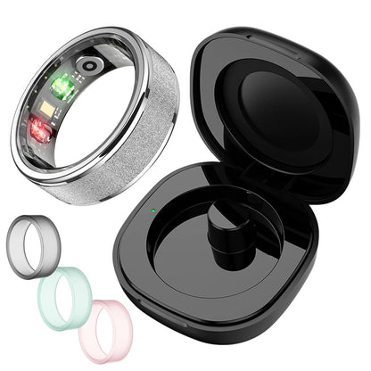 COLMI R10 Smart Ring | No Monthly Fees, 24/7 Heart Rate, Sleep & Temp Tracker, 5ATM Waterproof + Charging Case