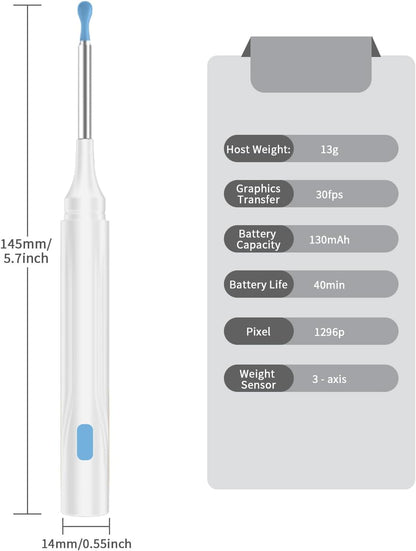 👂✨ Wireless Earwax Removal Tool Kit with 1080P Camera 😲