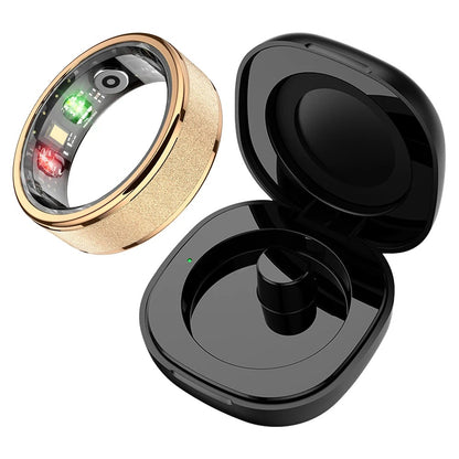 COLMI R10 Smart Ring | No Monthly Fees, 24/7 Heart Rate, Sleep & Temp Tracker, 5ATM Waterproof + Charging Case