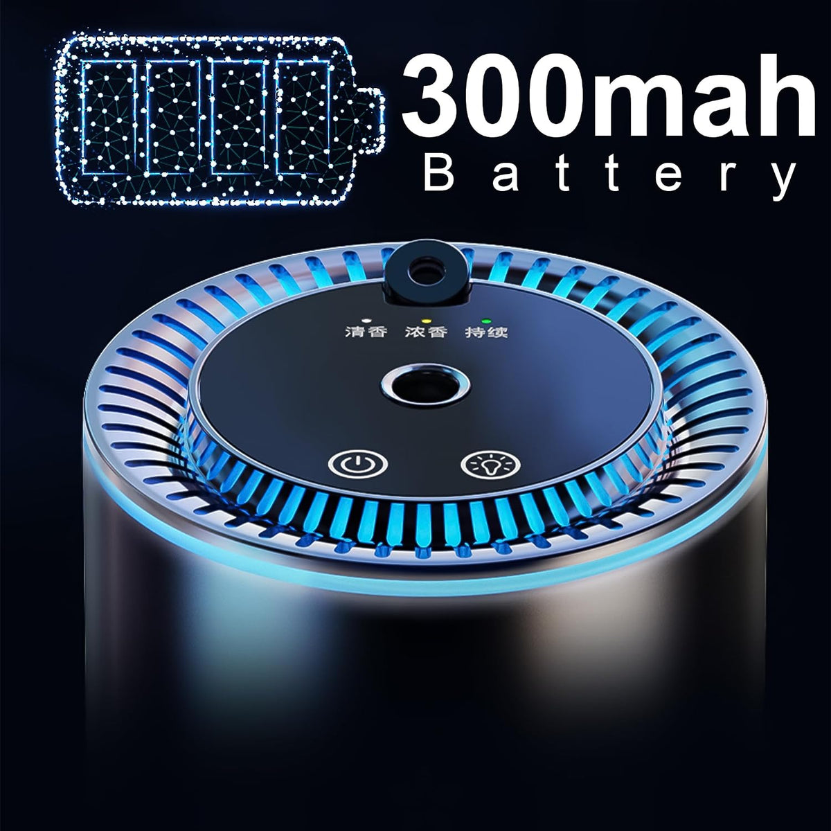 🚗 Smart Car Fragrance Diffuser with LED Light – Automatic Car Perfume & Oil Aroma Diffuser | Luxury Scent, Silent, Refillable