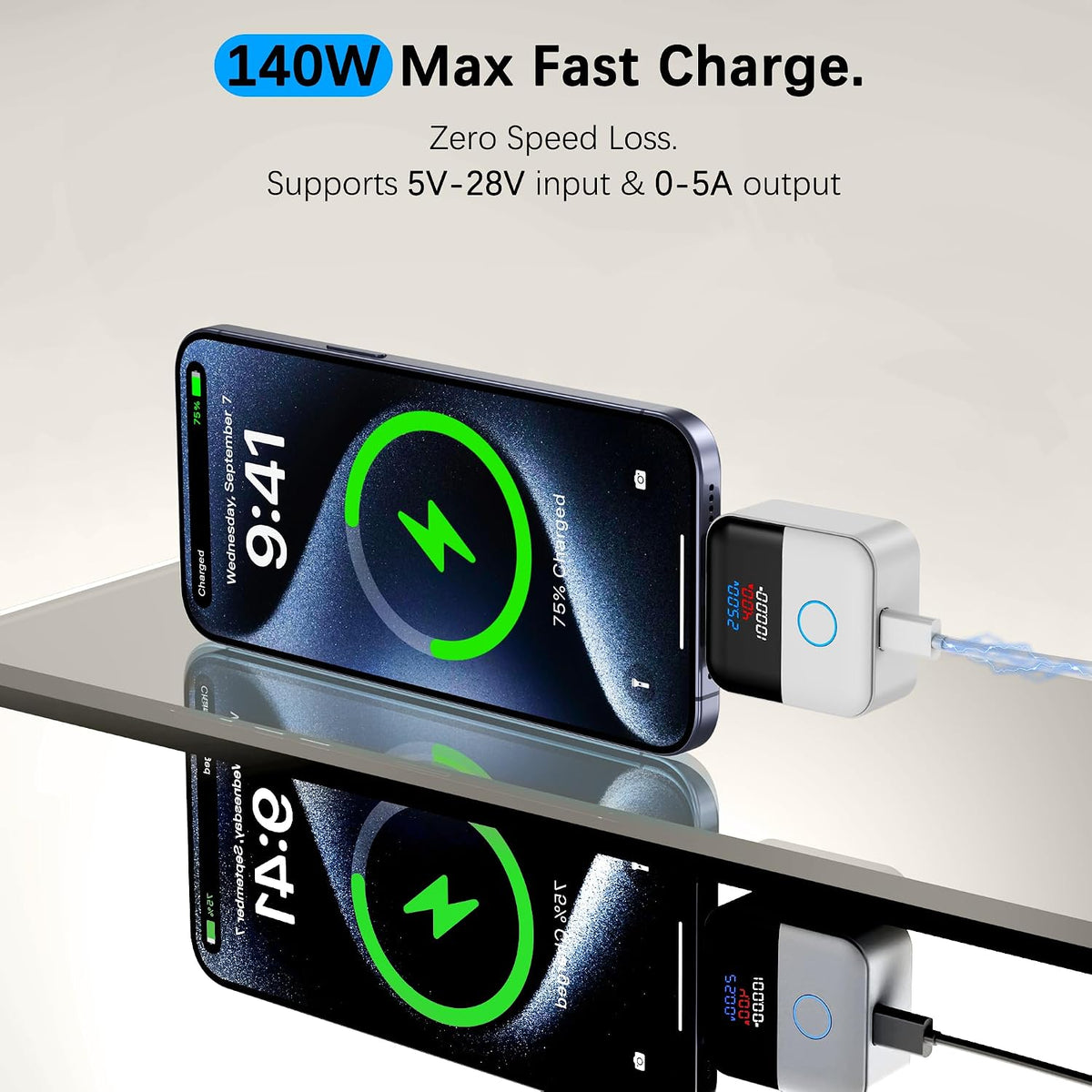 Auto Disconnect Charger Protector 140W ⚡ | AI Smart Full Charge Cut-Off | Battery Protection 🔋
