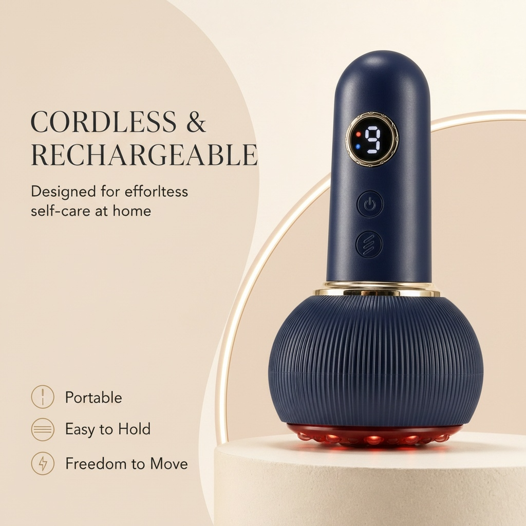 Smart Electric Cupping Massager – 12 Adjustable Suction Levels for Body & Legs