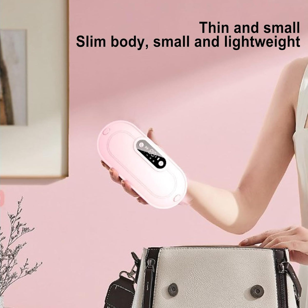 Soothe Menstrual Cramps Anywhere | Rechargeable Wearable Heat & Vibration Relief Belt
