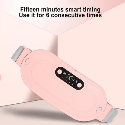 Soothe Menstrual Cramps Anywhere | Rechargeable Wearable Heat & Vibration Relief Belt