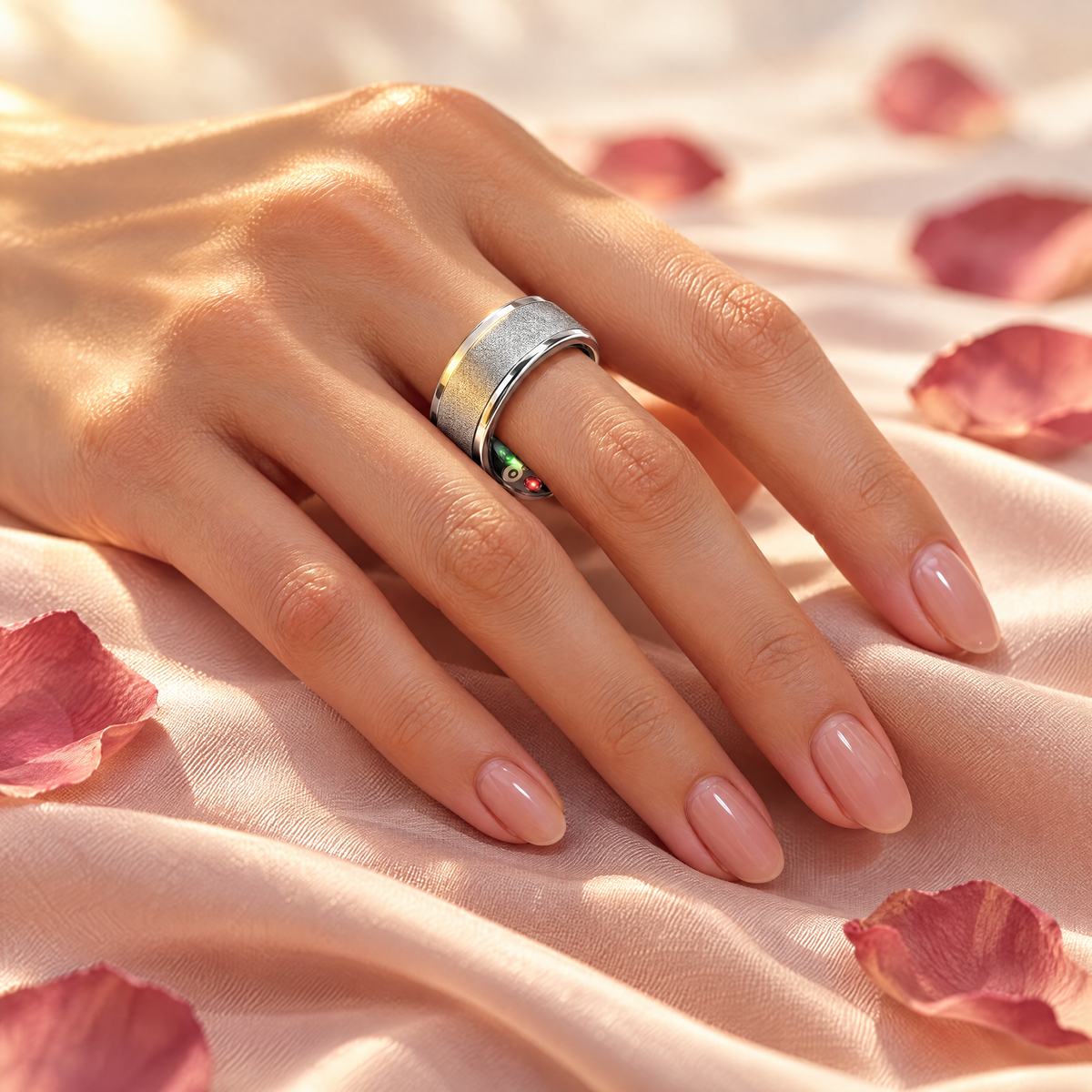 COLMI R10 Smart Ring | No Monthly Fees, 24/7 Heart Rate, Sleep & Temp Tracker, 5ATM Waterproof + Charging Case