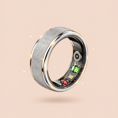 COLMI R10 Smart Ring | No Monthly Fees, 24/7 Heart Rate, Sleep & Temp Tracker, 5ATM Waterproof + Charging Case