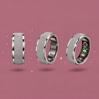 COLMI R10 Smart Ring | No Monthly Fees, 24/7 Heart Rate, Sleep & Temp Tracker, 5ATM Waterproof + Charging Case