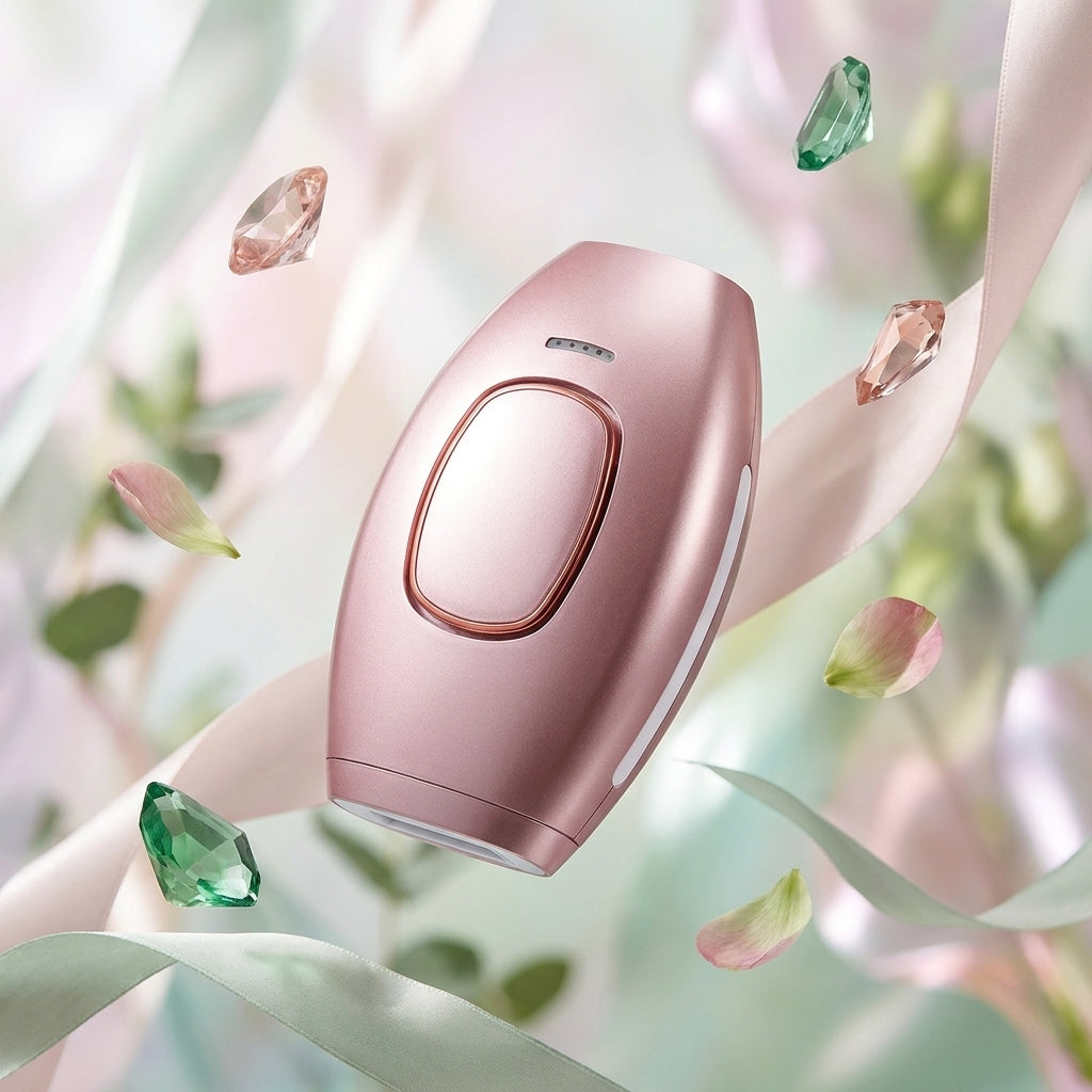 IPL Laser Hair Removal Handset for Face & Body — Painless, 5 Power Levels